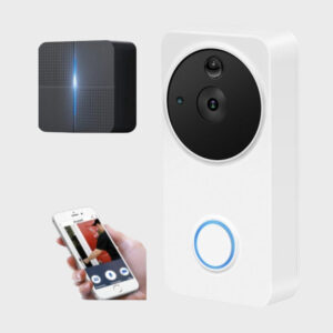 Living Needs – Draadloze Deurbel – HD Video Deurbel – Deurbel met Camera – 1080P HD Wit