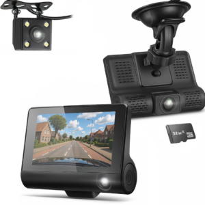 Living Needs Dashcam Auto – Voor & Achter Full HD Camera – Parkeerstand – G-sensor – Nachtvisie – 170° Groothoek