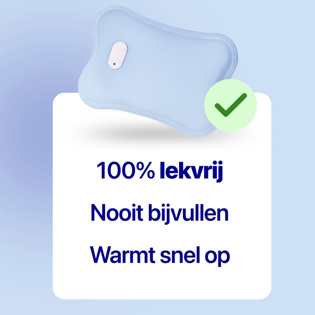 Living Needs Elektrische Kruik – Warmwaterkruik Oplaadbaar - Image 2