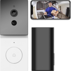 Living Needs – Draadloze Deurbel – Videodeurbel – Deurbel met Camera – Gratis Cloudservice