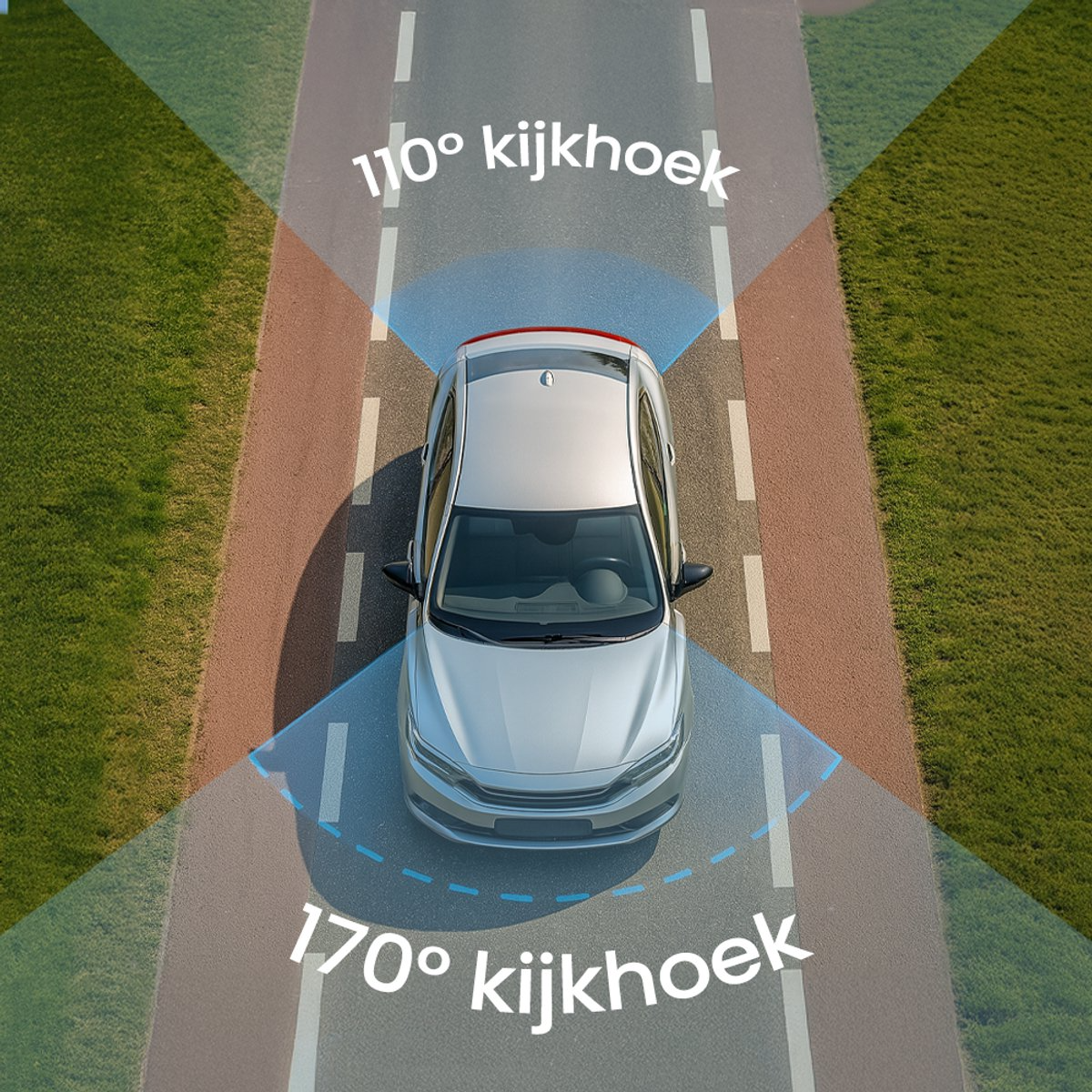 Living Needs Dashcam Auto – Voor & Achter Full HD Camera – Parkeerstand – G-sensor – Nachtvisie – 170° Groothoek - Image 2