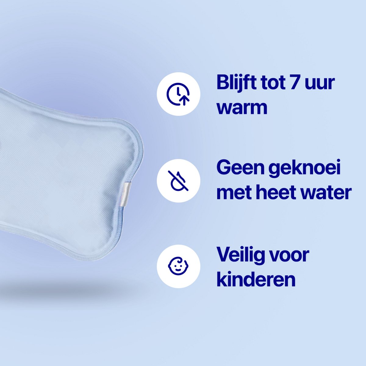 Living Needs Elektrische Kruik – Warmwaterkruik Oplaadbaar - Image 3