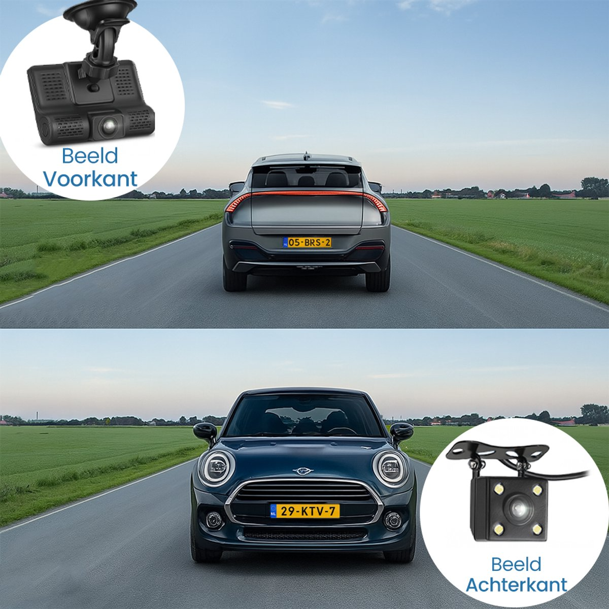 Living Needs Dashcam Auto – Voor & Achter Full HD Camera – Parkeerstand – G-sensor – Nachtvisie – 170° Groothoek - Image 6