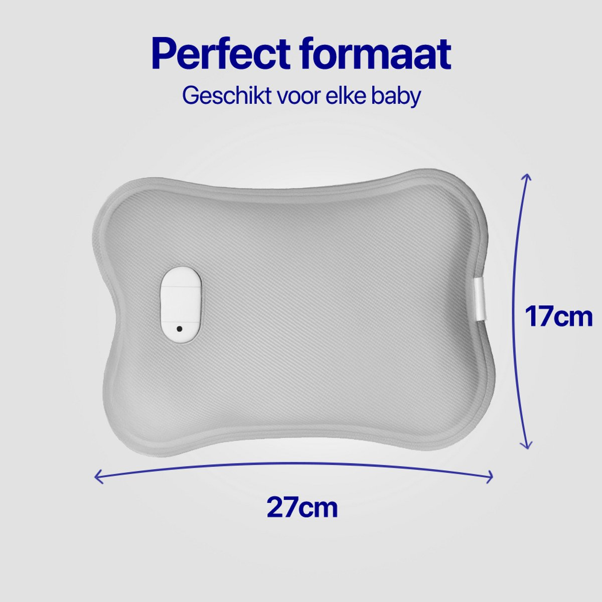 Living Needs Elektrische Kruik – Grijs – Oplaadbare Warmwaterkruik - Image 6