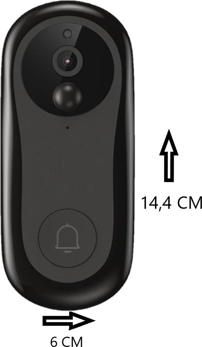 Living Needs Draadloze Deurbel – HD Video Deurbel – Deurbel met Camera – 1080P HD - Image 4