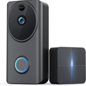 Living Needs – Draadloze Deurbel – HD Video Deurbel met Camera – 1080P HD Zwart – Met Ontvanger