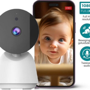 Living Needs Baby Camera - Babyfoon met Camera - Spraakfunctie - Bewegingsdetectie