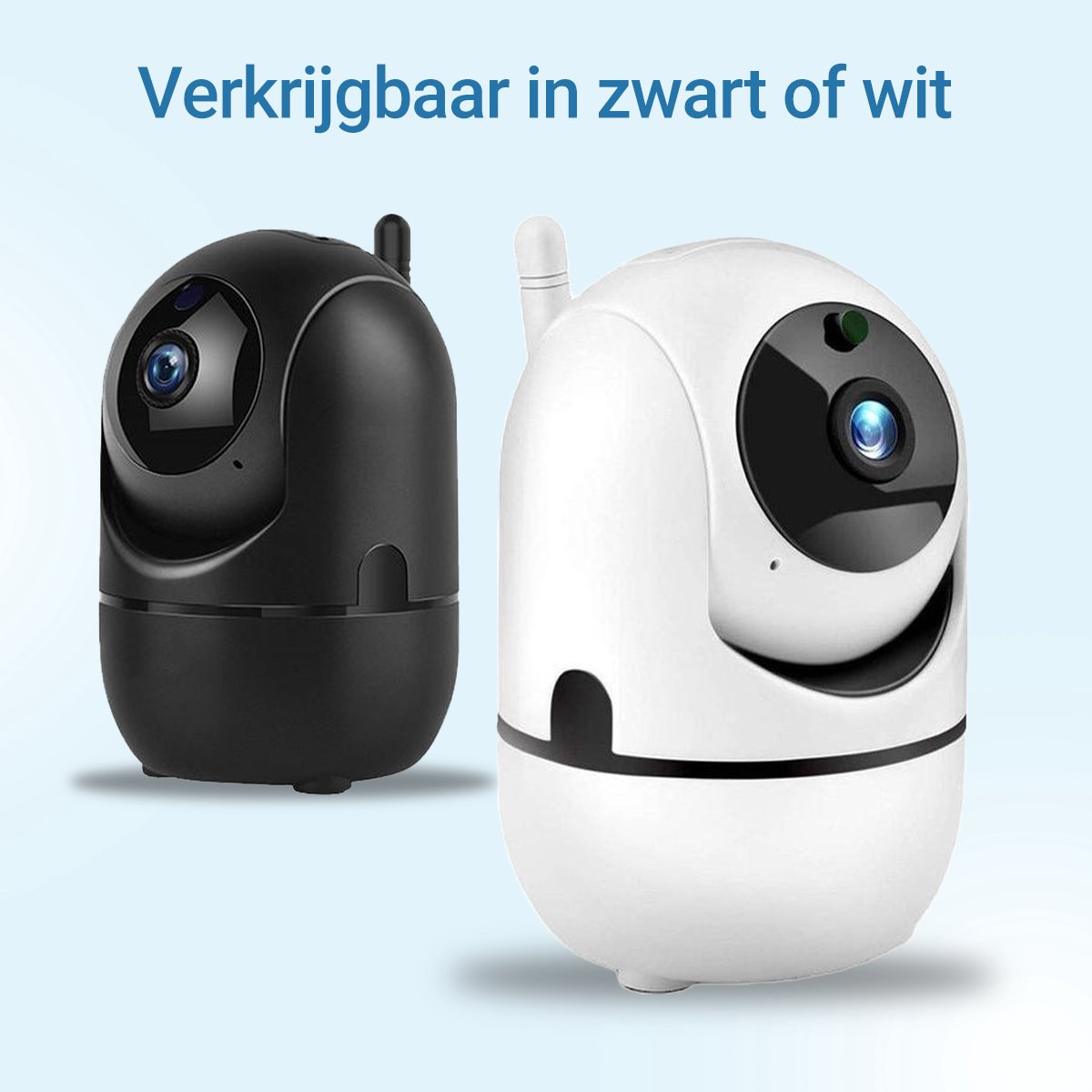 Living Needs – Babyfoon met Camera en App – Zwart – Full HD Nachtzicht – Baby monitor met Geluids- en Bewegingsdetectie - Image 7