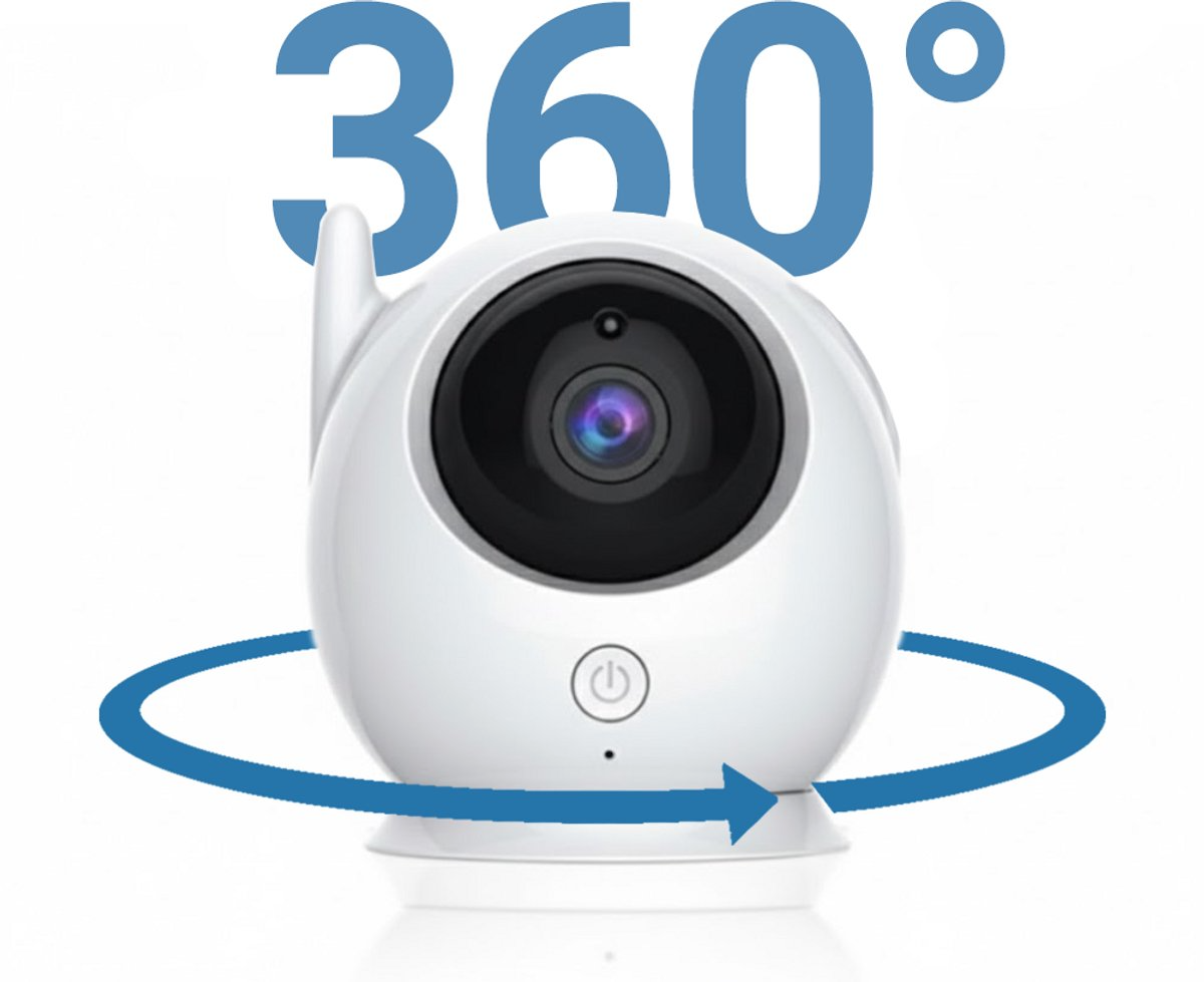 Living Needs - HD Babyfoon met Camera - Nachtzicht & Zoomfunctie - 300m Bereik - Met 8 Slaapliedjes - Image 5