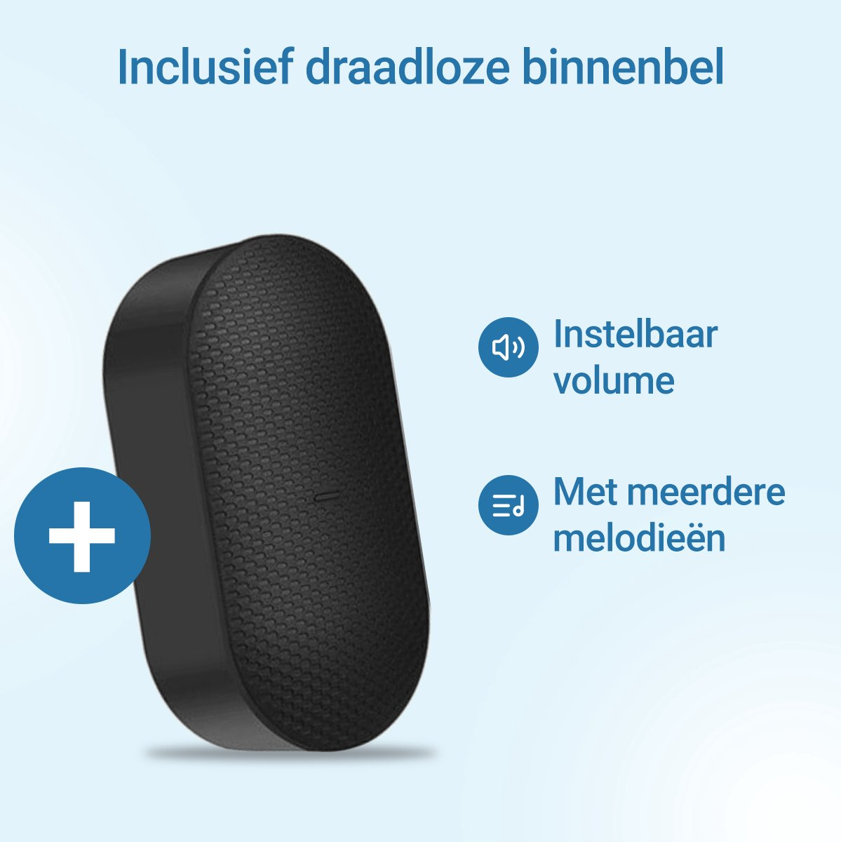 Living Needs – Slimme Video Deurbel met Camera – Full HD – Nachtzicht – App & Bewegingsmelder – Draadloos - Image 2